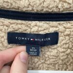 Tommy Hilfiger  Tan Teddy Faux Fur Quarter Zip Pullover Sweater Women’s Size XS Photo 2