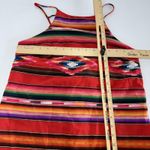 ASTR the label Dress Womens Small Red Serape Aztec Stripe Boho Shift Tank Mini Photo 7