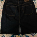 Ralph Lauren  Dark Denim Pencil Skirt Photo 4