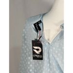 Creea The Label Womens Dress Size S Blue Polka Dot Long Sleeve Europe style White Photo 6