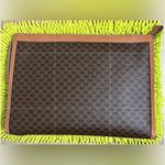 CELINE  Brown/Tan Leather Large Clutch Photo 1