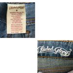 Faded Glory Boho Embroidered Blue Jeans Photo 5