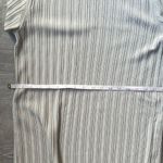 MM.LaFleur M The Hayden Dress Geo Micro Knit Ribbed Cotton Dress Sea Salt Photo 10