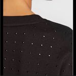 DKNY  Sport Black Rhinestone Crewneck Sweatshirt XS Photo 2