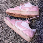Nike  Pastel Pink and White Low-Tops Photo 0