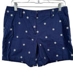 British Khaki ‎ Ship Wheel embroidered navy shorts size 6 Great for the Beach Photo 0