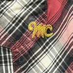 Harley Davidson Women’s  Checkered Plaid Button up Sz S Missing a button Photo 7