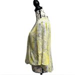 Hearts of Palm Sheer Wrap Blouse Women’s PS Butter Yellow Paisley Boho Peasant White Size undefined Photo 3