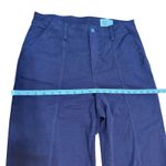 Cosmic Blue Love Brown Pants Womens Size 30 Wide Leg Khaki Stretch Photo 3
