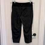 prAna Summit Capri Pants Black Large Hiking Travel Casual Pant Pull On Pants Photo 4
