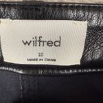 NWOT Aritzia Wilfred‎ Vegan Leather Pants High Rise Straight Leg Black Size 10 Photo 8