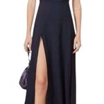 Reformation Gavin Midi Dress in Navy Photo 1