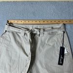 Willi Smith  Pants Womens 8 Tan Tapered Capri Wide Leg Cotton Summer Vacation NEW Photo 4