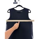 Rag and Bone  Mini Dress Women 10 Black Chiffon Overlay Silk Classic LBD Modest Photo 6