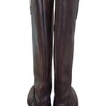 Frye - Lindsay Plate Knee-High Boot Dark Brown Riding Leather Size 7 Photo 5