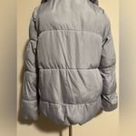 Madden Girl EUC Steve Madden Grey Puffer Jacket with Detachable Hood size medium Photo 7