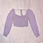 NWOT Rock N’ Rags Lavender Long Sleeve Blouse Top size Small Purple Photo 5