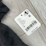 Free People  Polo Tshirt NWT nina oversized womens Gray (medium) boho preppy Photo 8