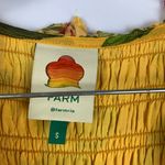 Farm Rio  size small fruit lovers Yellow Floral Maxi Dress dragon fruit tropical Photo 3