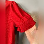 Bloomchic red eyelet blouse Photo 3