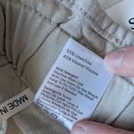 NWTS Risen Jeans Linen Blend High Waist Shorts Women's Small Light Tan Photo 4