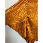 Marc New York  Andrew Marc Leopard Copper Blouse Size XL Work Career Fall Photo 1