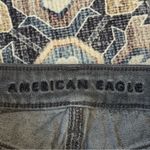 American Eagle  Women’s High Waisted Faded Black Distressed Jeans Size 2 Short Photo 7