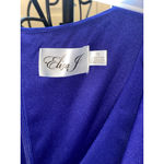 Eliza J Women's Blue Embellished Sheath Dress Size 12 Photo 1