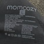 MOMCOZY Nursing Bra Seamless Lightweight Black Size Large Photo 3