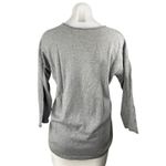 Madewell Women's Gray Wool Knit V-neck Long Sleeve Sweatshirt Sweater Top Size S Photo 1