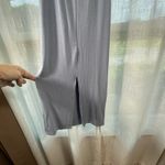 Old Navy Garage Fitted Rib Knit Maxi Dress Sz  XS Low Back Stretch Slit Resort Beach Sexy Photo 5