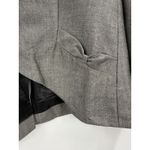 Rebecca Taylor  Blazer Womens 6 Gray Bow Pocket Lined Tailored‎ Office Jacket Photo 3