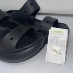 Crocs New Classic Crush Sandal Black High Heel - LIMITED EDITION NWT Size W9 M7 Photo 6