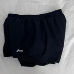 ASICS Black Workout Running Athletic Shorts Photo 4