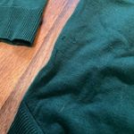 Cable & Gauge  Turtleneck Button‎ Back Sweater Hunter Green Women's XL Photo 3