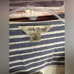 Lucky Brand Moto Zip JACKET. Blue and white. Size Small. Photo 7