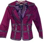 Arden B Pink/Purple Leather Jacket Photo 0