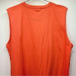 POL Melon Orange Sleeveless Loose Fit Cotton T-Shirt Dress Size Large Photo 6
