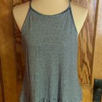 Mossimo striped ruffled tank top Size L Photo 4