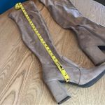Unisa  Quesia Over The Knee Square Toe Block Heel Boots Taupe Women’s Size 9 Photo 6