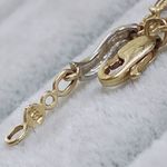 14K Two Tone Tanzanite Wave Link Bracelet Photo 7