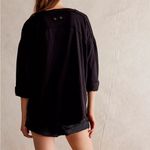 Free People We The Free Redone Tee Shirt Black Small Photo 1