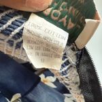 Royal Hawaiian Creations Vintage Floral Plumeria Dress Sleeveless Blue size S Photo 5