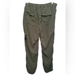 Anthropologie Postmark | Jarvis Olive Floral Embroidered Pants Photo 2