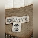 Eliane Rose gold tan linen tshirt dress NWOT Size M Photo 2
