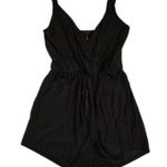 Revamped Black Shorts Sleeveless Romper Classic Woman’s One Piece Romper Size M Photo 0