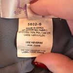 Hayley Paige Occasions  #5602 Grey Lace Strapless Chiffon Bridesmaid Dress Size 4 Photo 6