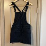 Madewell Black Denim Shorts Overalls XS Photo 4