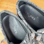 J/Slides Lacee Leather Snake Lace Up Sneakers Dark Grey 9‎ Gray Photo 8