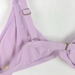 ANDIE NWT  Swim The Caicos Top Flat Bikini Top Light Purple Size Large L NEW Photo 7